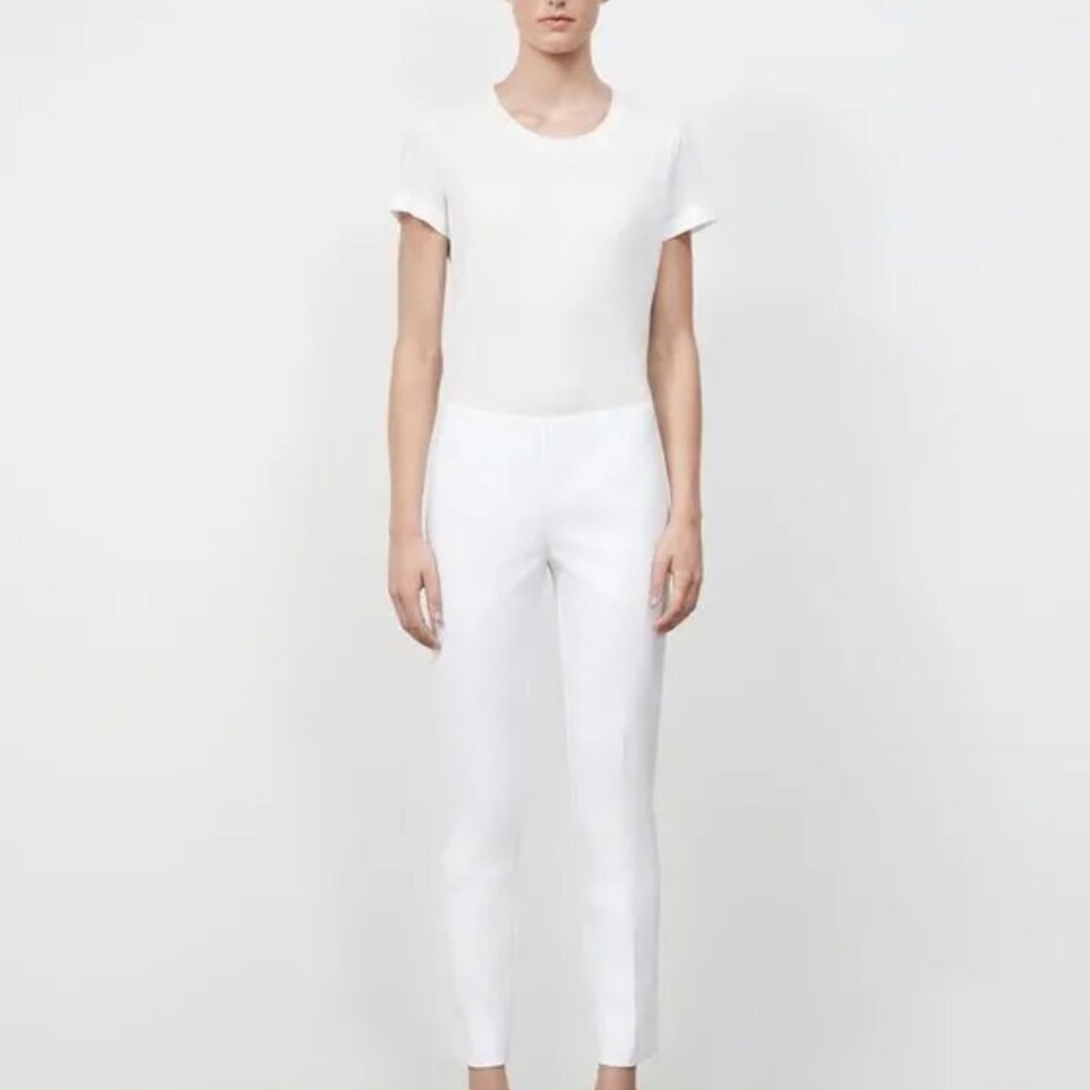 Lafayette 148 New York white slim fit pant sz S - Picture 1 of 9